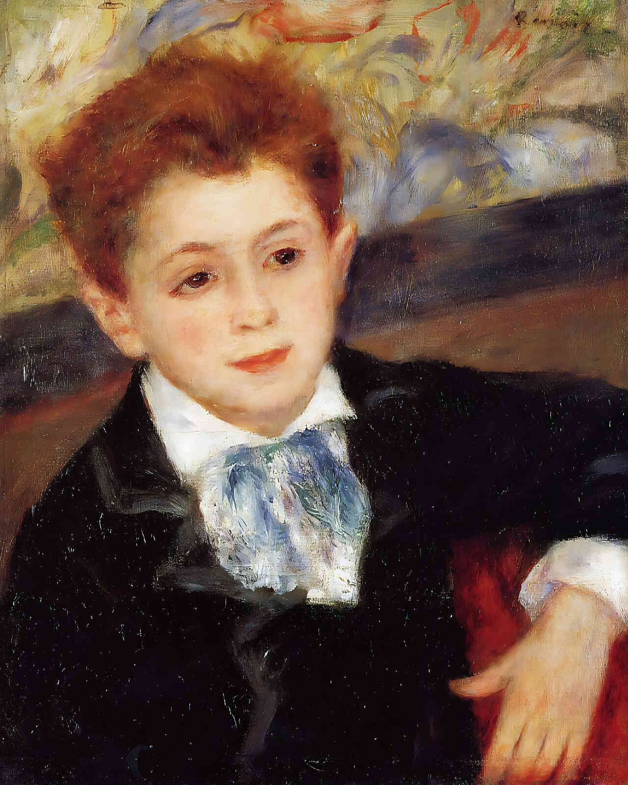 Paul Meunier Painting by Pierre-Auguste Renoir 8x10" Art Print - Premium Quality