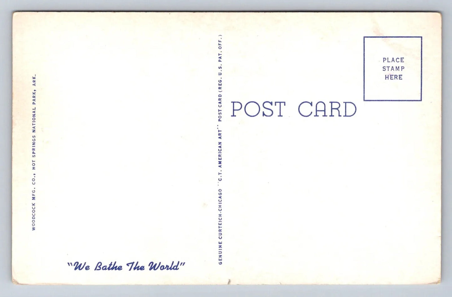 Ostrich Farm, Hot Springs National Park, Ark. (Arkansas) Vintage Postcard