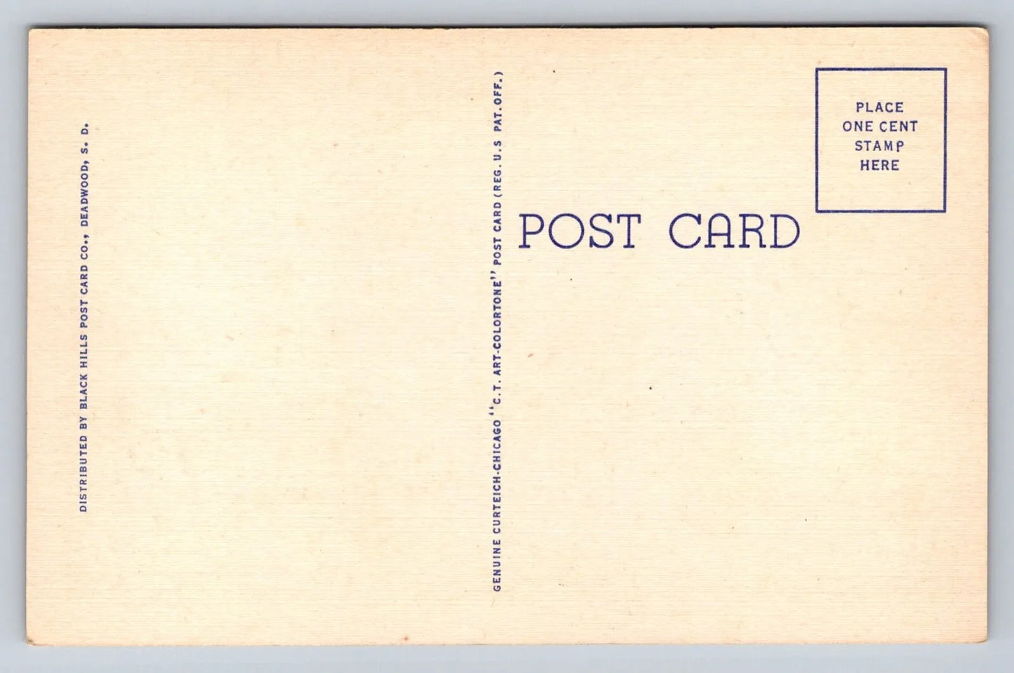 Mount Coolidge Observatory, State Park, Black Hills, South Dakota Postcard