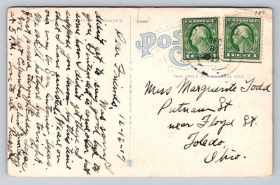 Post Headquarters, Columbus Barracks, Ohio Vintage Postcard **SPECIAL**