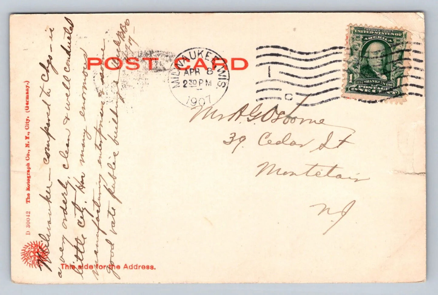 Layton Art Gallery, Milwaukee, Wisconsin Vintage Postcard (circa 1906)