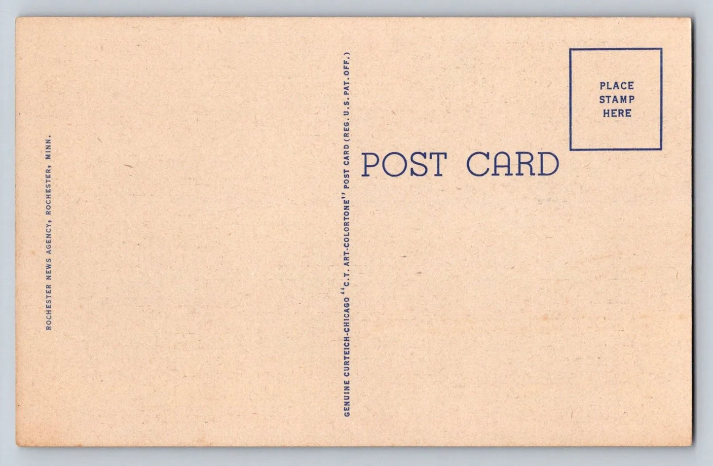 The Mayo Clinic by Night, Rochester, Minn. - Hospital Vintage Postcard