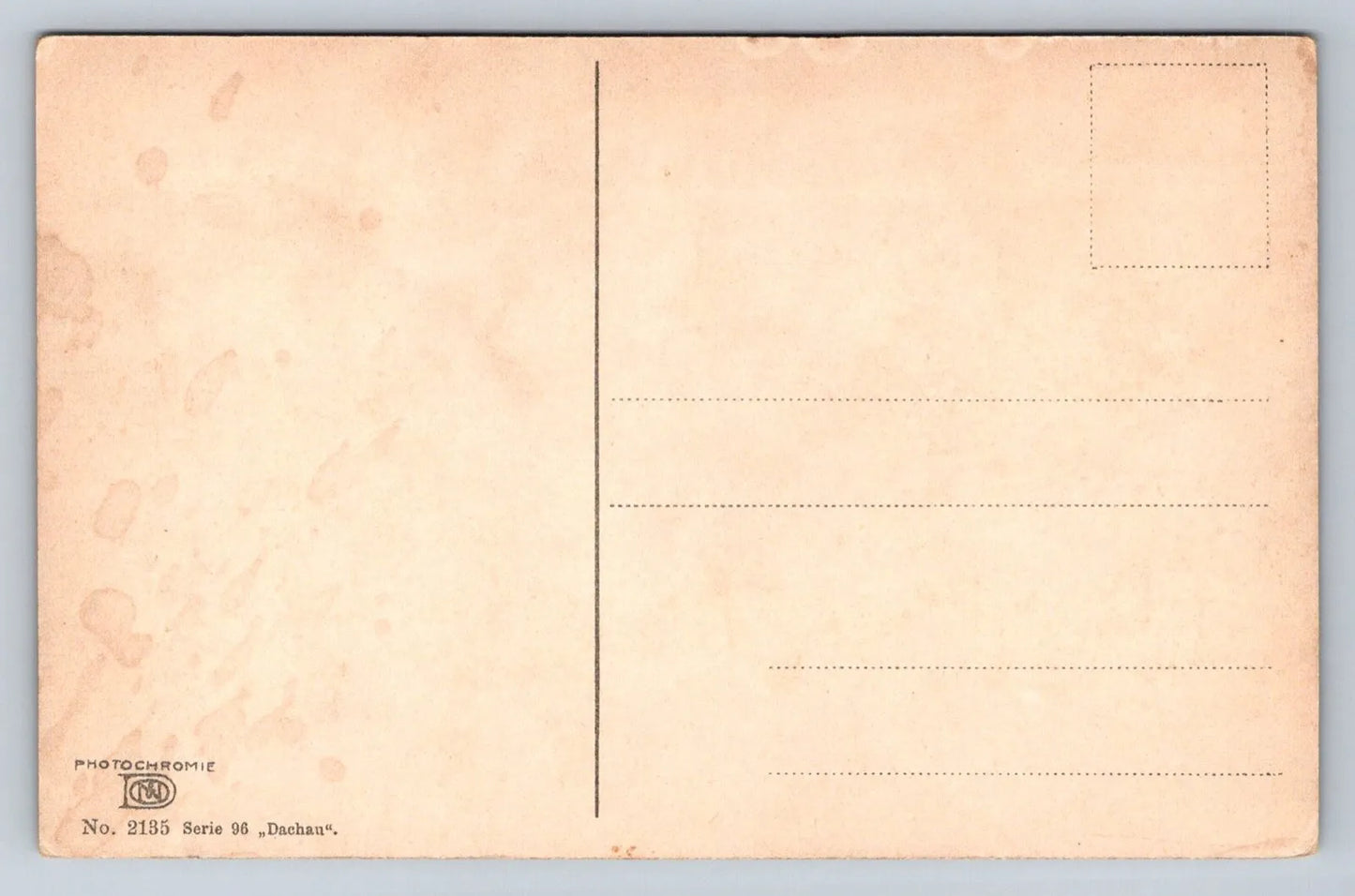 Untitled Scene of Trees, Grass and House - Photochromie Vintage Postcard