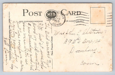 The Morgan Memorial, Hartford, Conn. (Connecticut) Vintage Postcard (circa 1919)