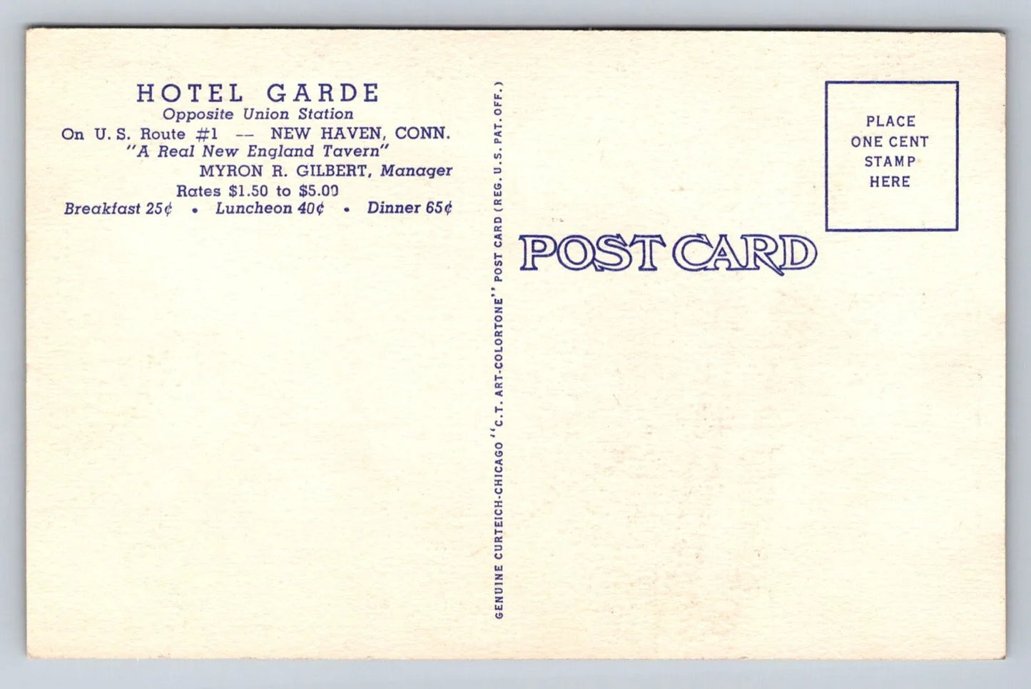 New Haven, Ct, Harkness Memorial Tower, Three Churches on the Green Postcard