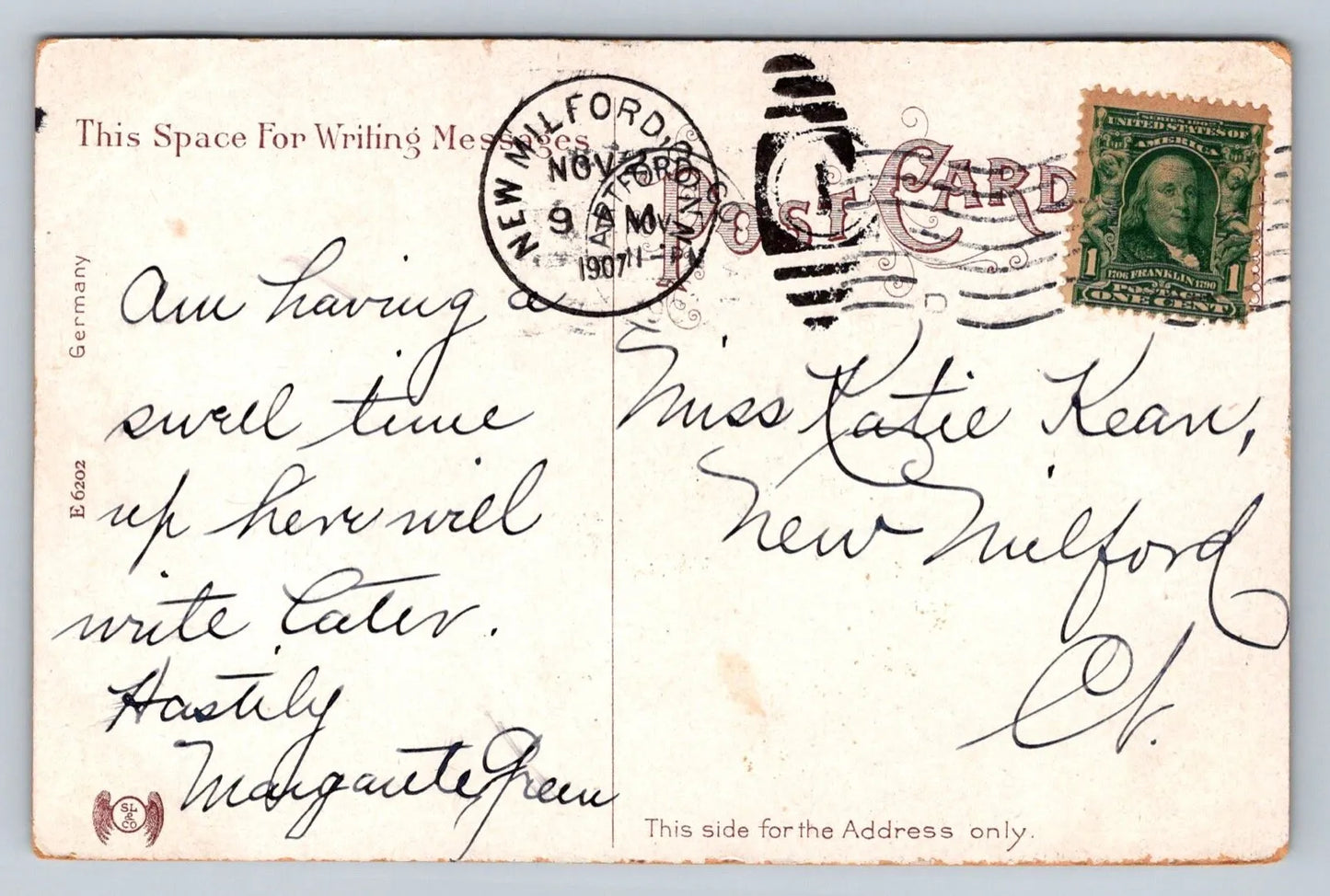 Riverside Park, Hartford, Conn. (Connecticut) Vintage Postcard (circa 1905)