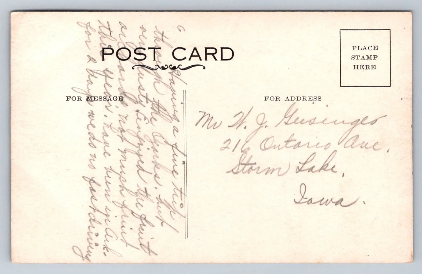 A Summer Scene on White River, Near Eureka Springs, Arkansas Vintage Postcard