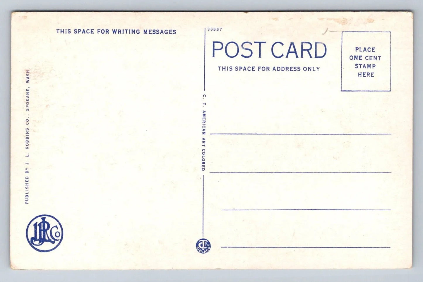 Hole in the Wall, Oh Give Me the Good Old Days Again, C. B. Davis Postcard