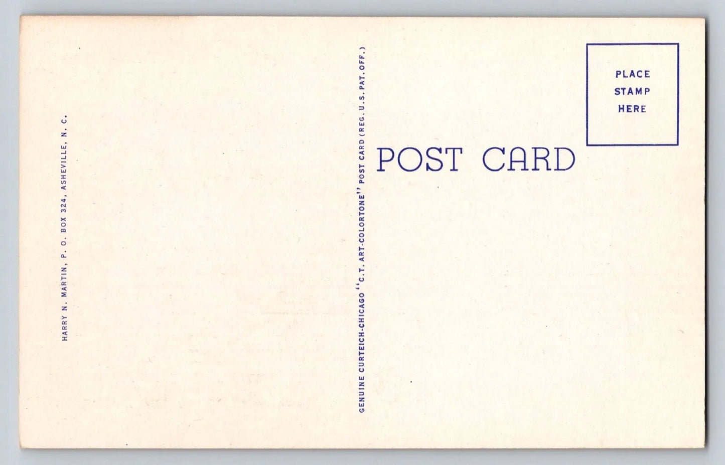 Blowing Rock, Altitude 4000 Feet, Western North Carolina Vintage Postcard