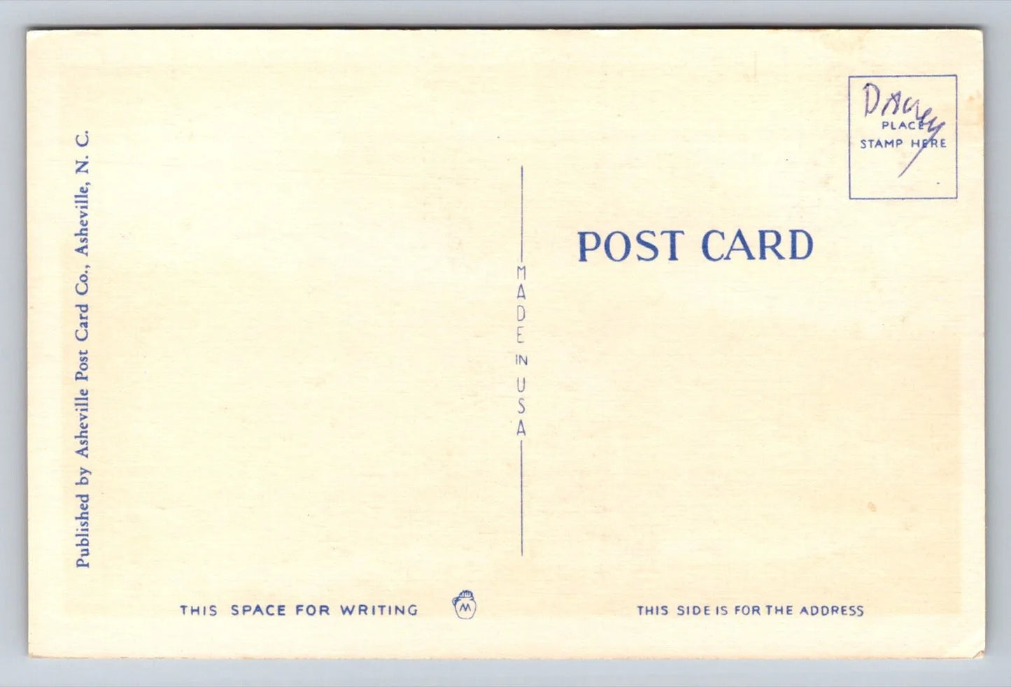 Grandfather Mountain in Heart of the Blue Ridge, North Carolina Vintage Postcard