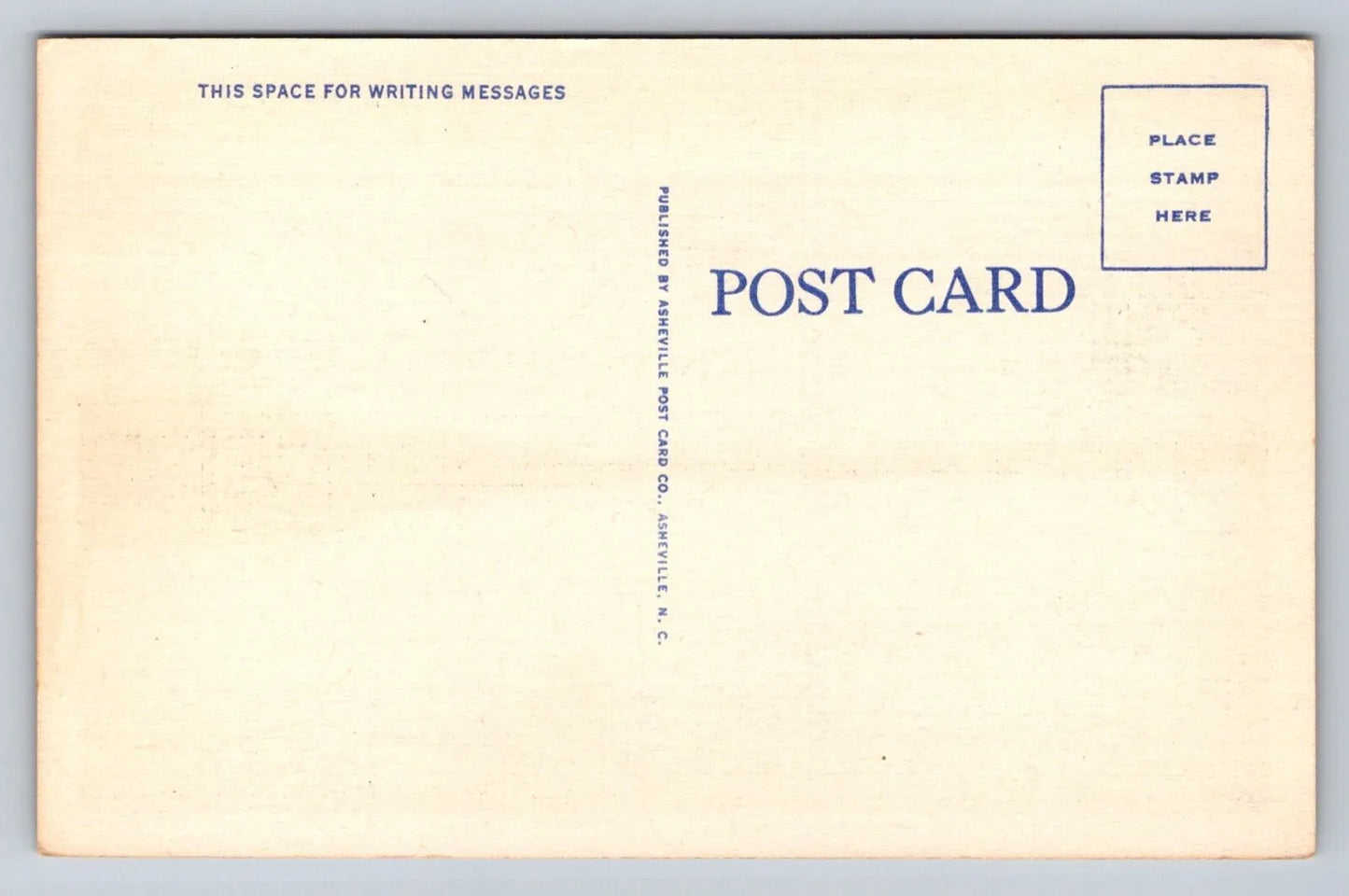 Sunset on Lake James. Western North Carolina Vintage Postcard