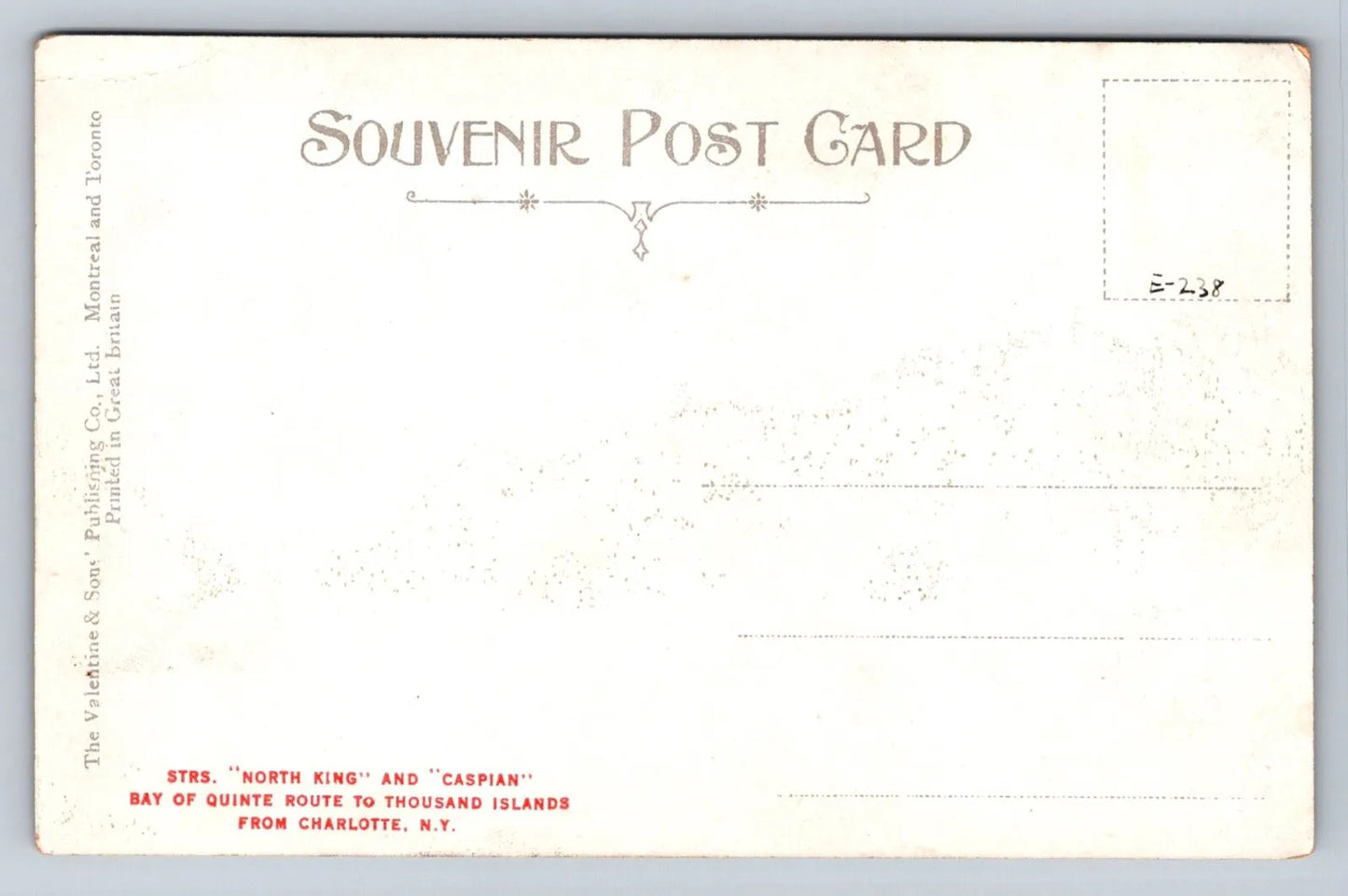 Tandons Rift, River St. Lawrence Vintage Postcard **SPECIAL**