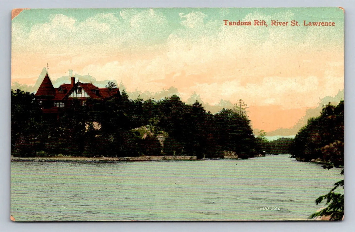 Tandons Rift, River St. Lawrence Vintage Postcard **SPECIAL**
