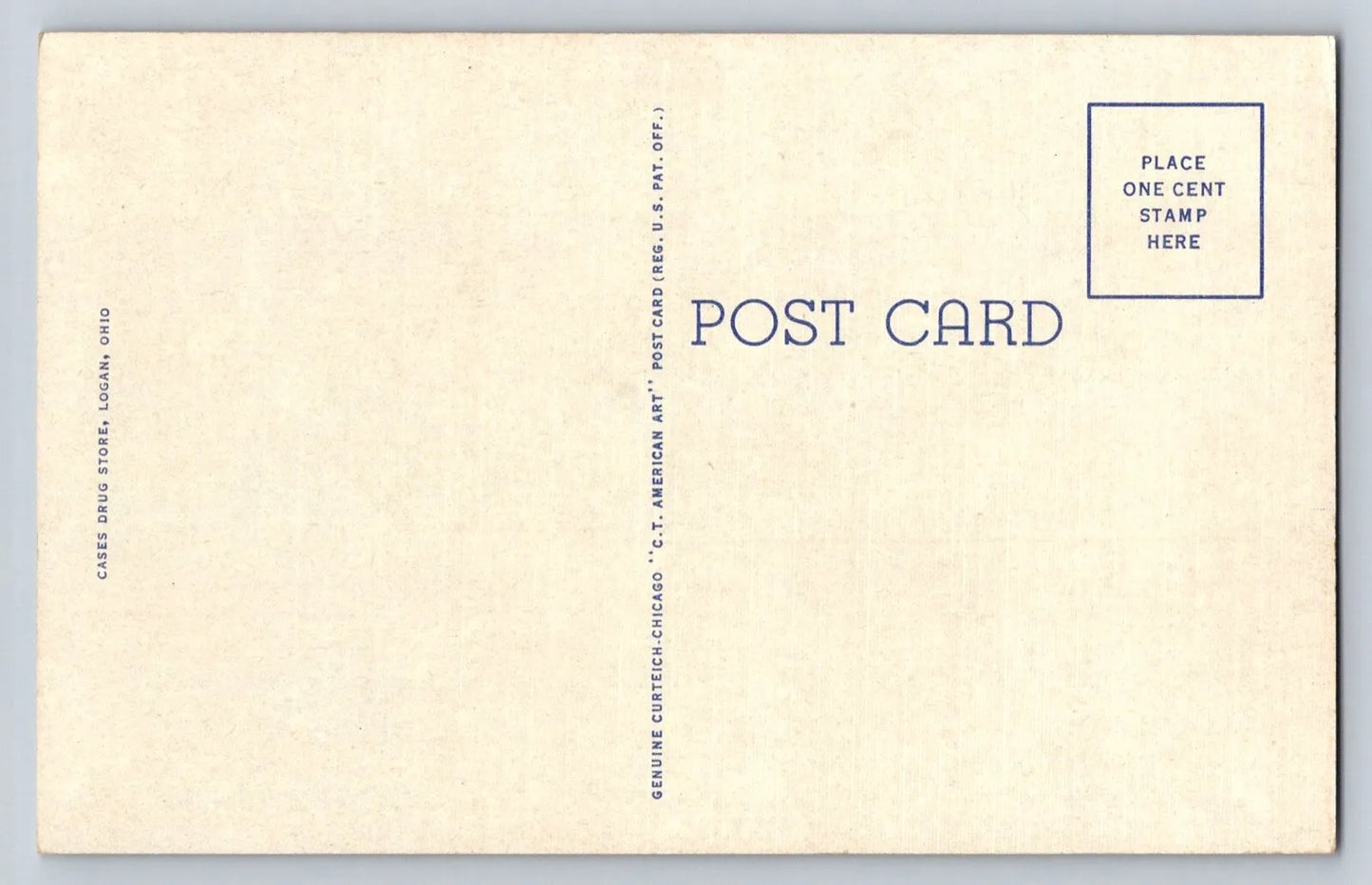 The Old Man's Cave Near Logan, Ohio, Scenic Wonderland Vintage Postcard