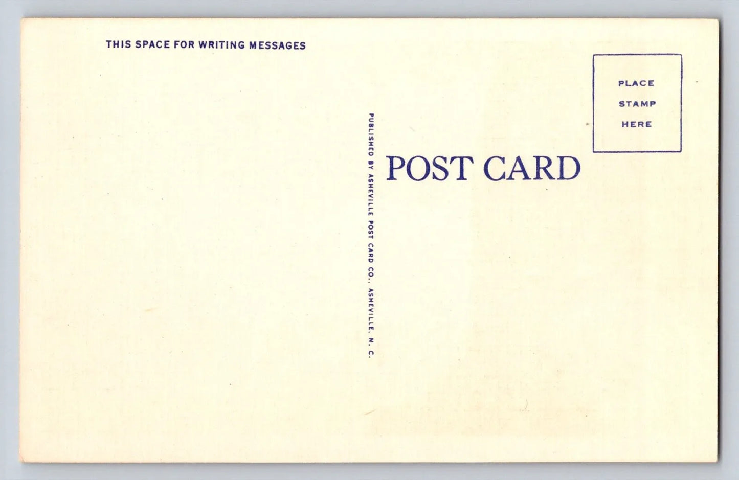 Blue Sea Falls on Wilson Motor Road to Mount Mitchell, North Carolina Postcard