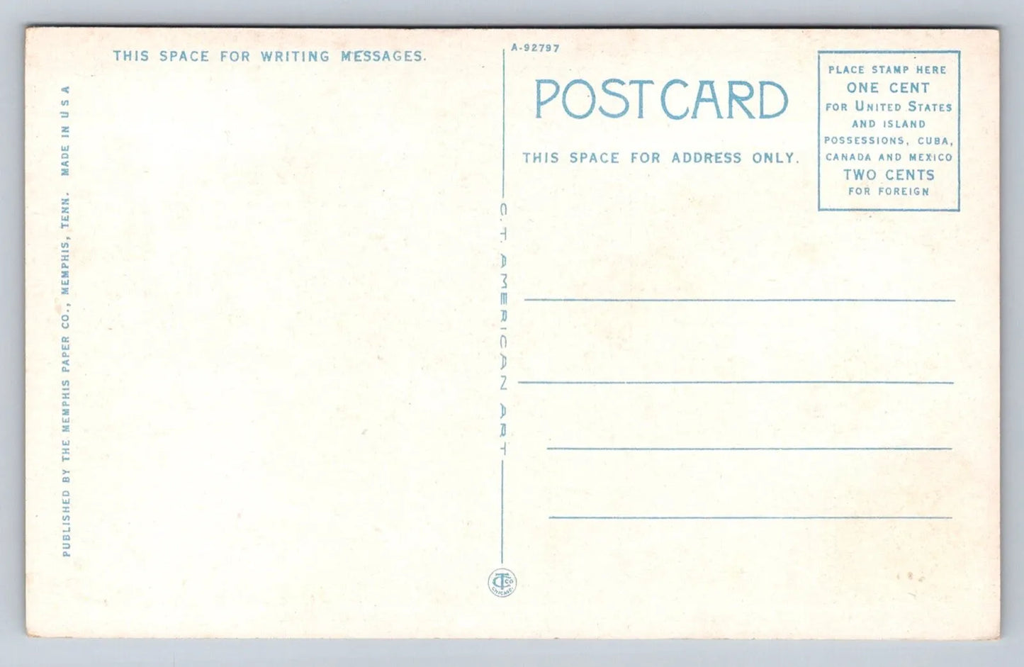 Memphis and Harrihan Bridges, Spanning Mississippi River, Memphis, Postcard