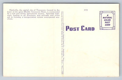 Union Station, Nashville, Tenn. Vintage Postcard - Wow!