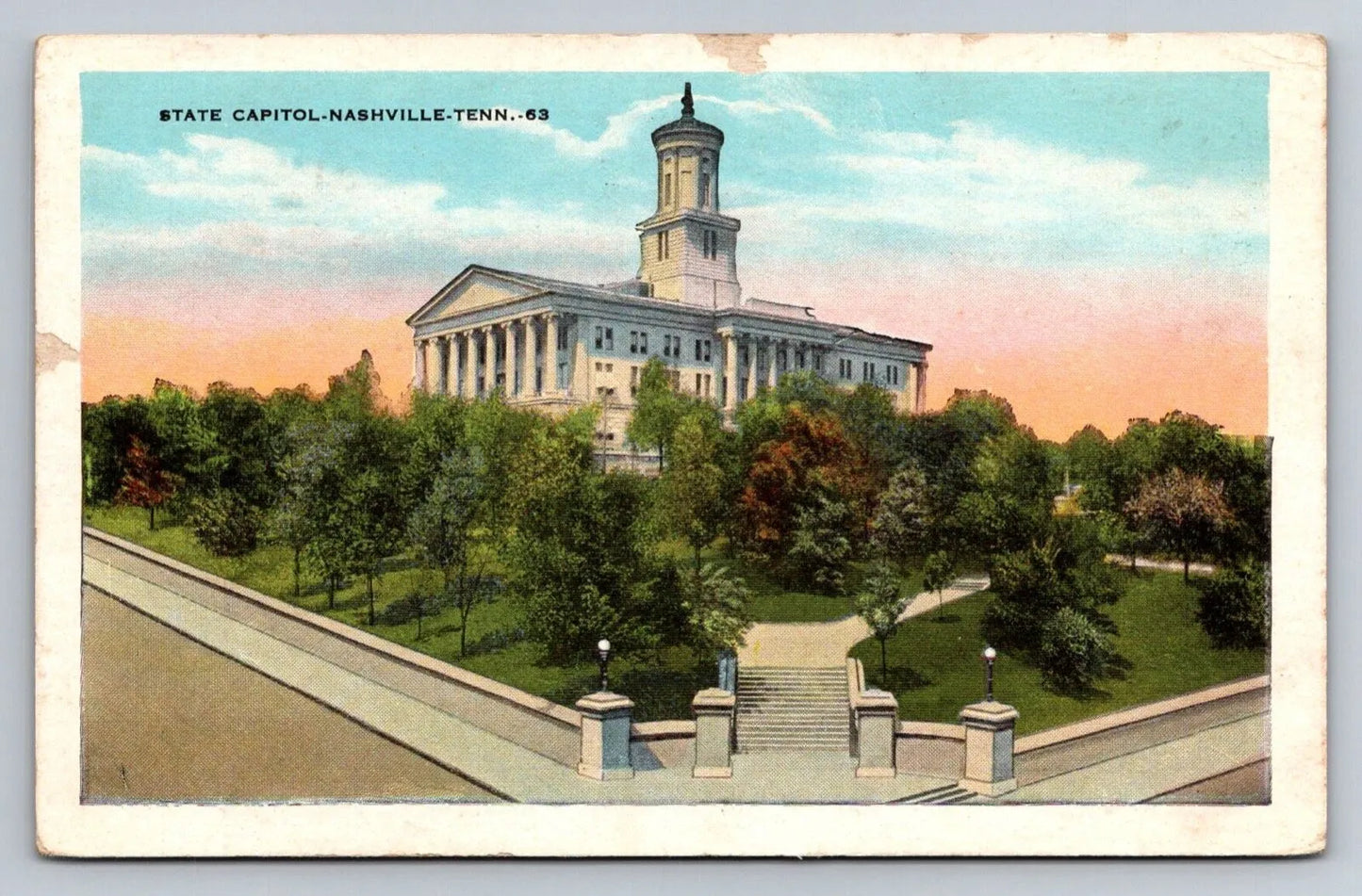 State Capitol, Nashville, Tennessee Vintage Postcard
