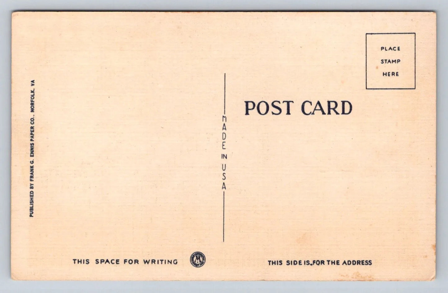 Storm. Virginia Beach, Va. Vintage Postcard