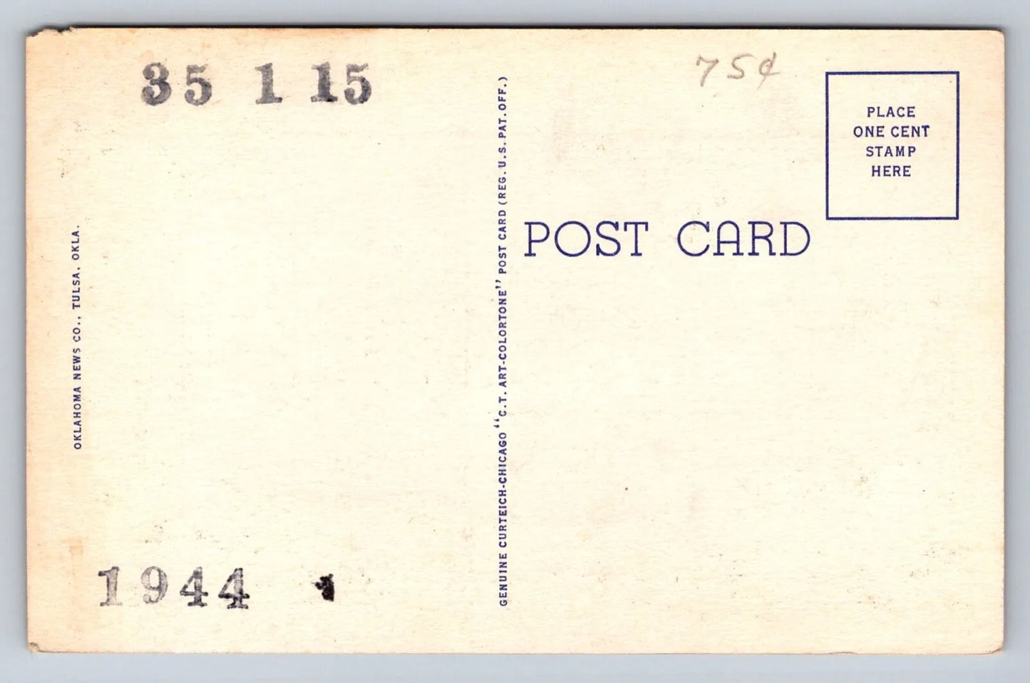 St. John's Hospital, Tulsa, Oklahoma Vintage Postcard