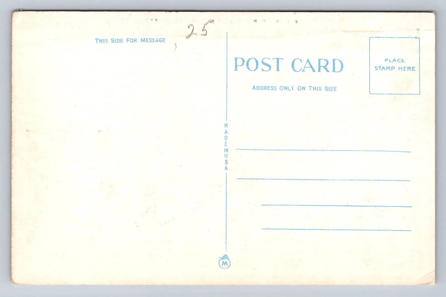 View from Top of Hogback Mountain, Molley Stark Trail, Montana Vintage Postcard