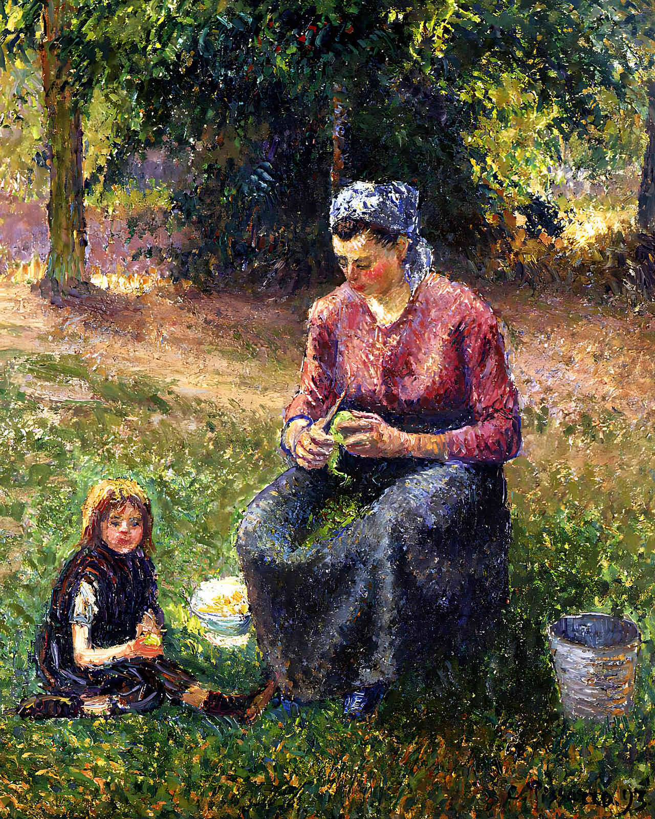 Peasant Woman and Child