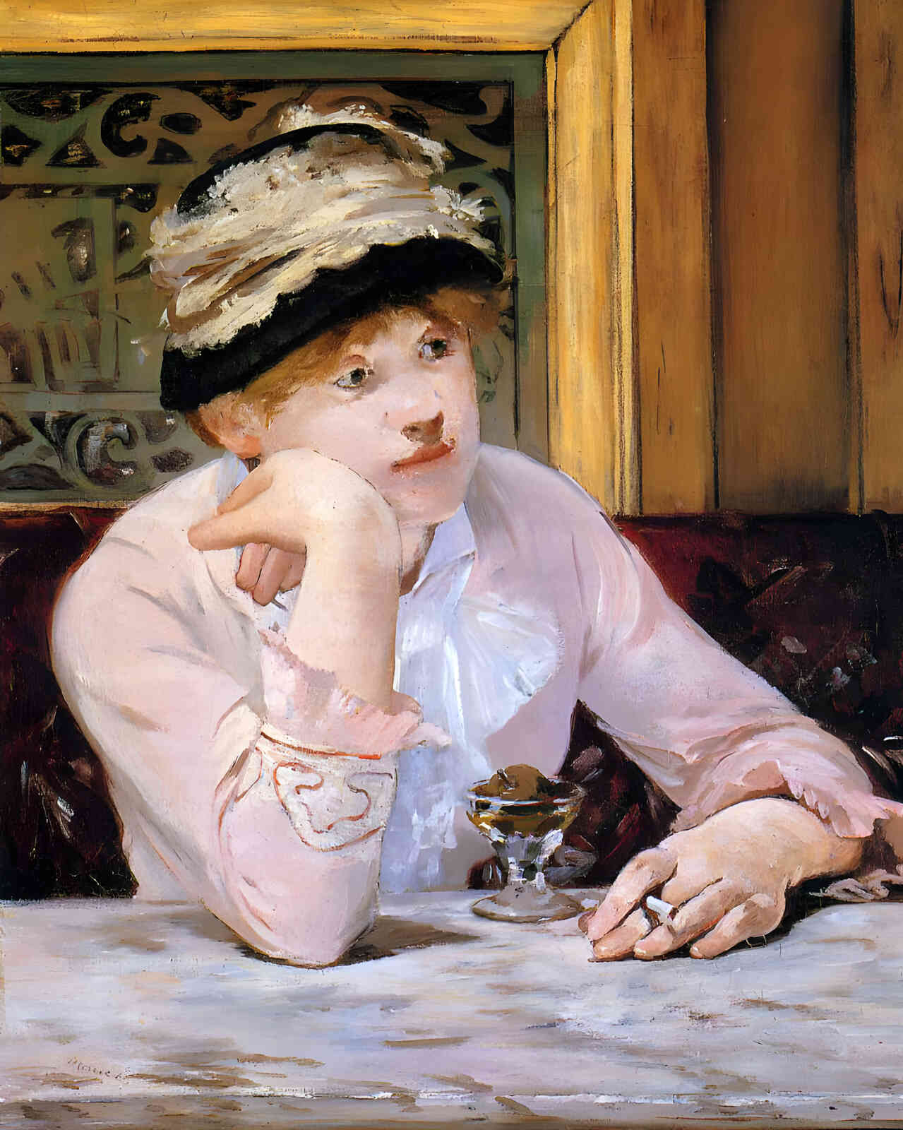 Plum 1878 Painting by Edouard Manet 8x10" Art Print