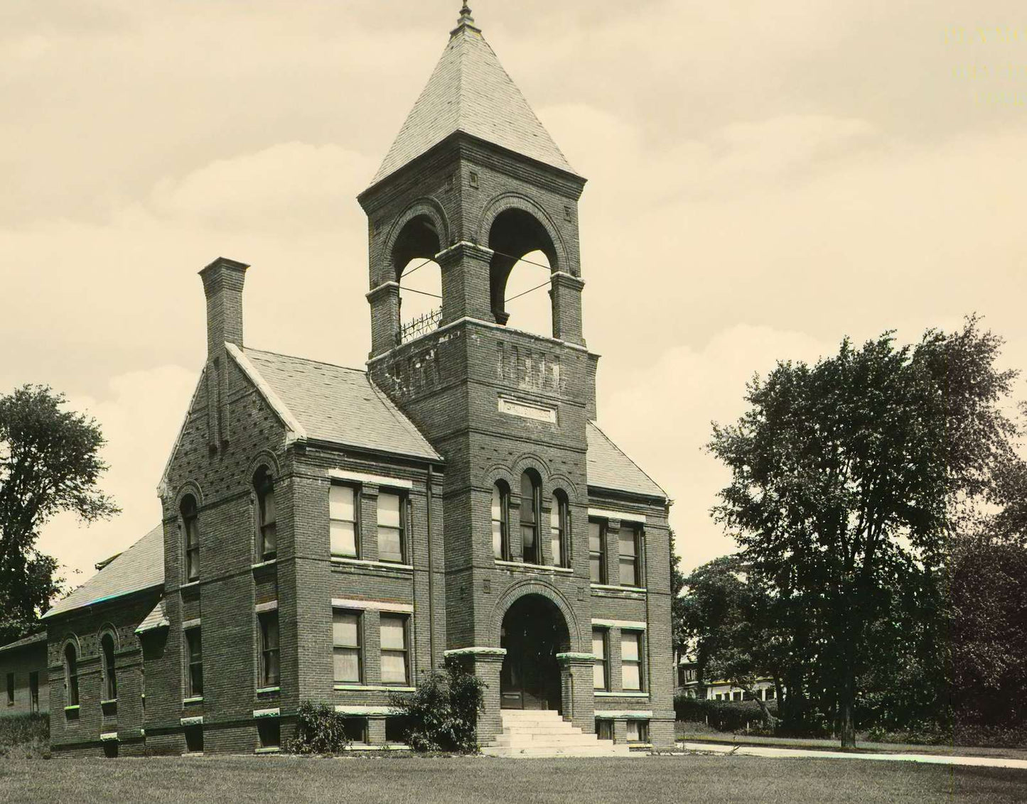 Grafton County Court House Plymouth NH in 1905 Vintage Print (7 Sizes)