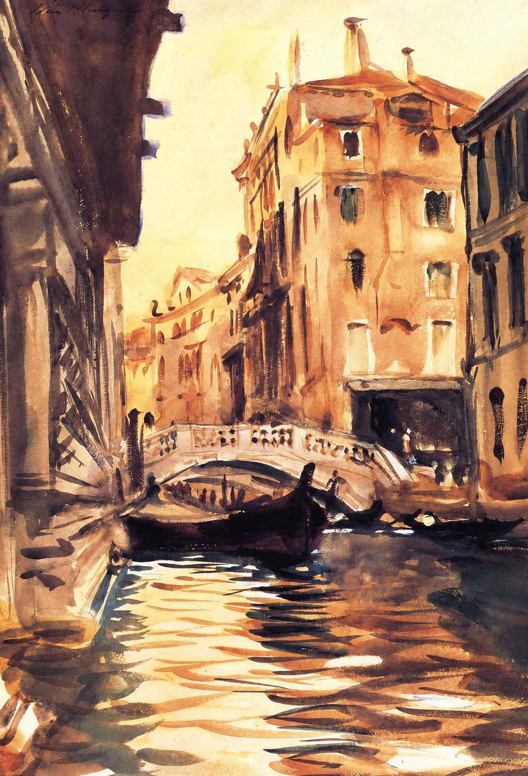 Ponte Della Canonica 1903 Painting by John Singer Sargent Art Print (6 Sizes)
