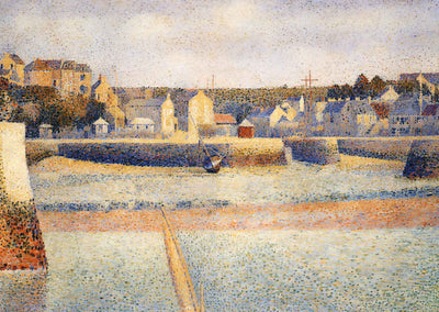 Port-En-Bessin, the Outer Harbor, Low Tide 1888 by Seurat Art Print (6 Sizes)