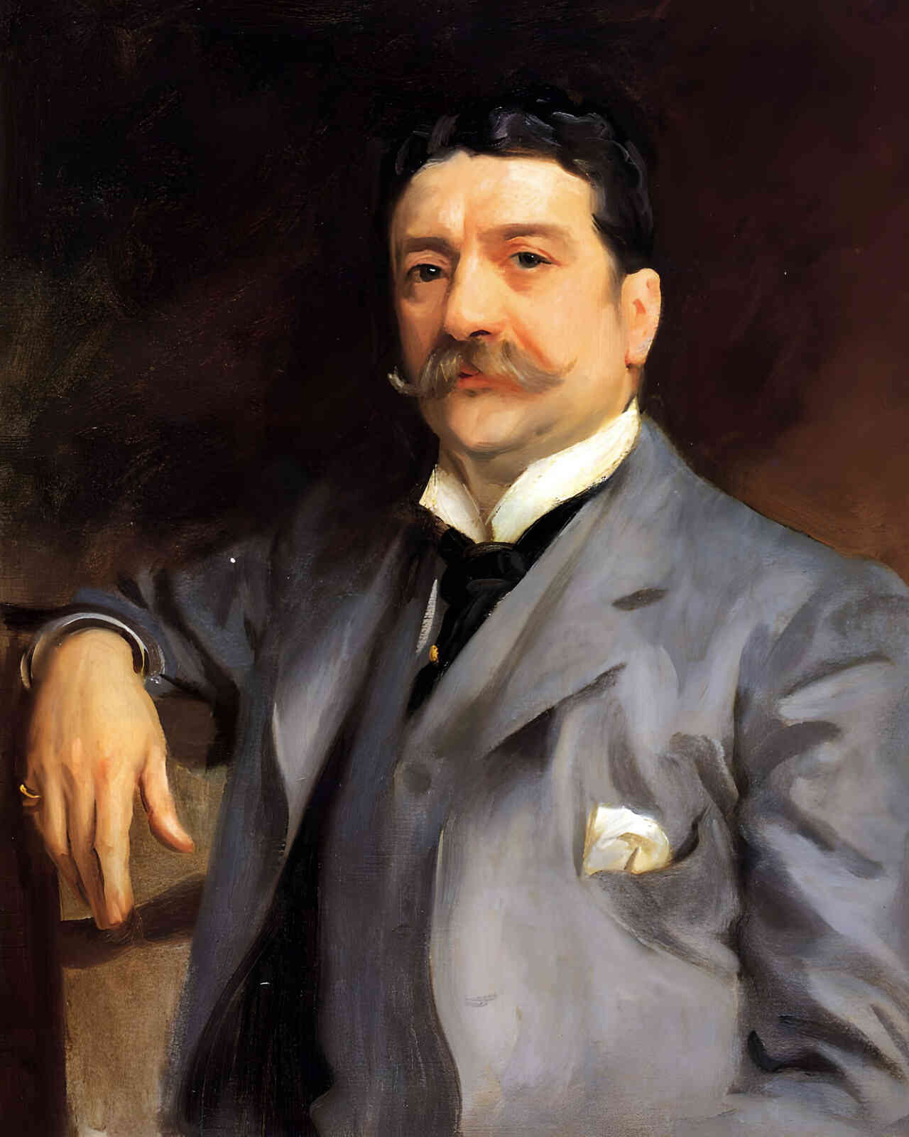 Portrait of Louis Alexander Fagan 1893 Painting by John Singer Sargent 8x10" Art Print