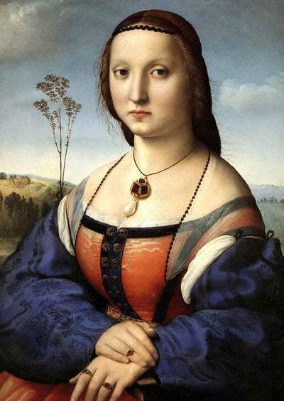 Portrait of Maddalena Doni 1506 Painting by Raphael Art Print (6 Sizes)
