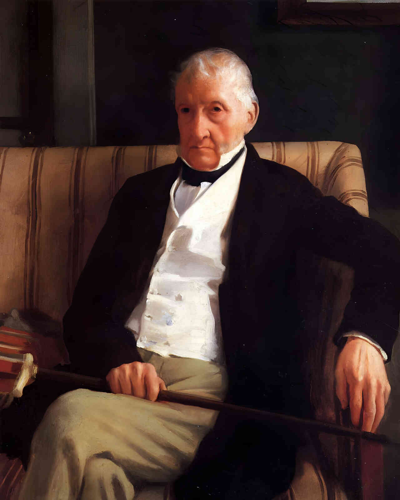 Portrait of Rene-Hillaire De Gas 1857 Painting by Edgar Degas 8x10" Art Print