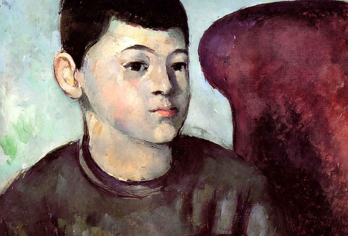 Portrait of the Artist's Son 1885 Painting by Paul Cezanne Art Print (6 Sizes)