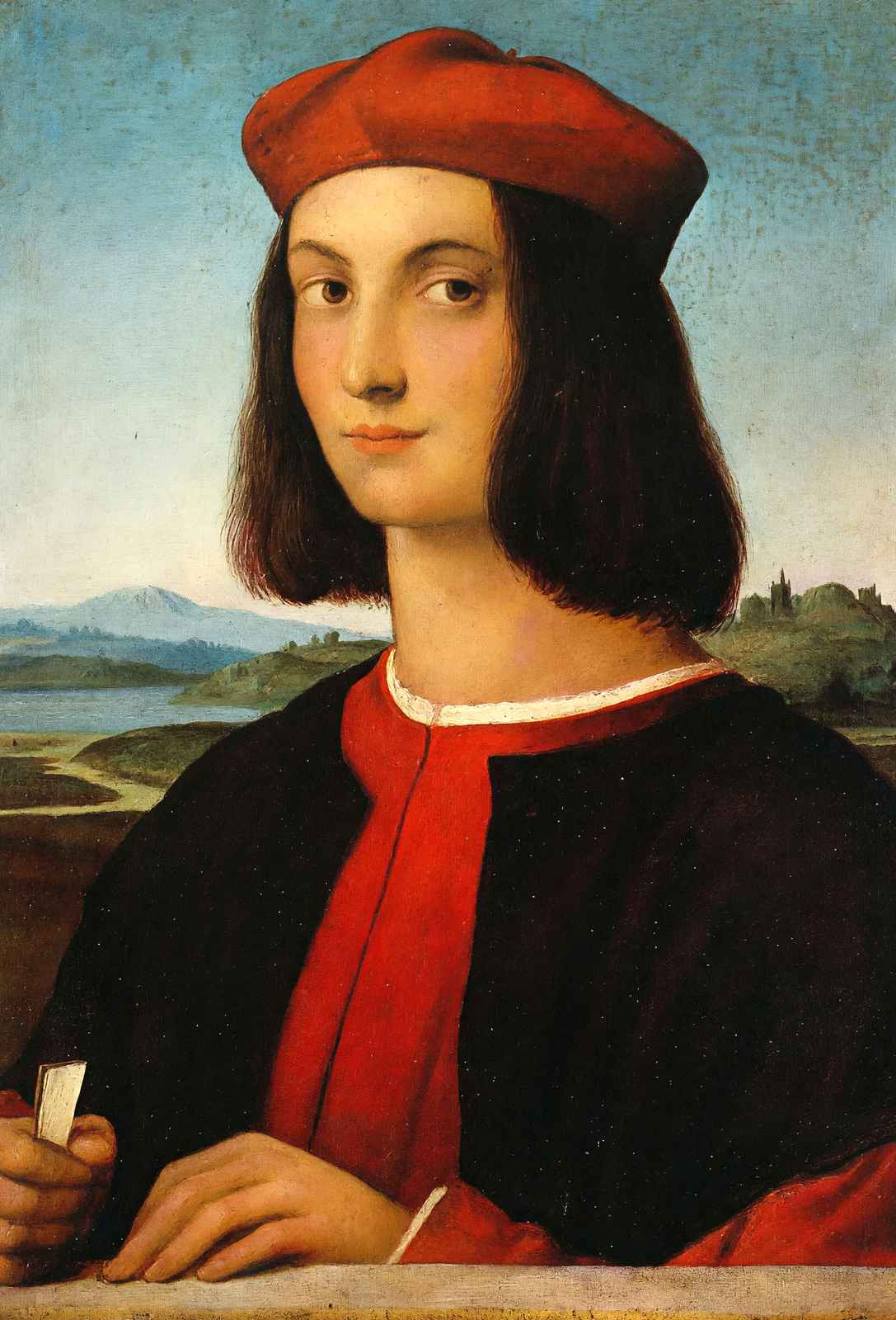 Portrait of the Young Pietro Bembo Art Print 1504 Painting by Raphael (6 Sizes)