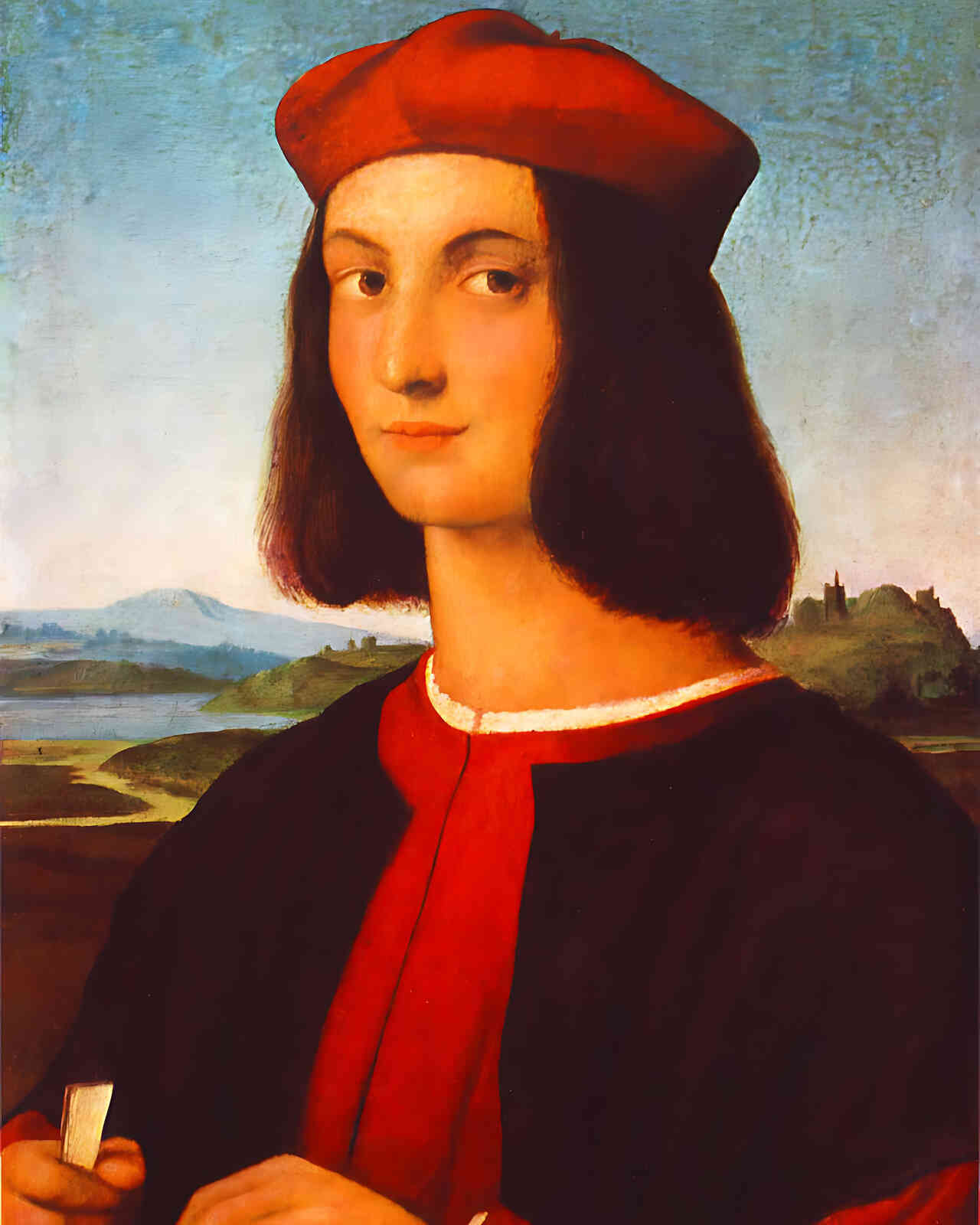 Portrait of the Young Pietro Bembo Painting by Raphael 8x10" Art Print