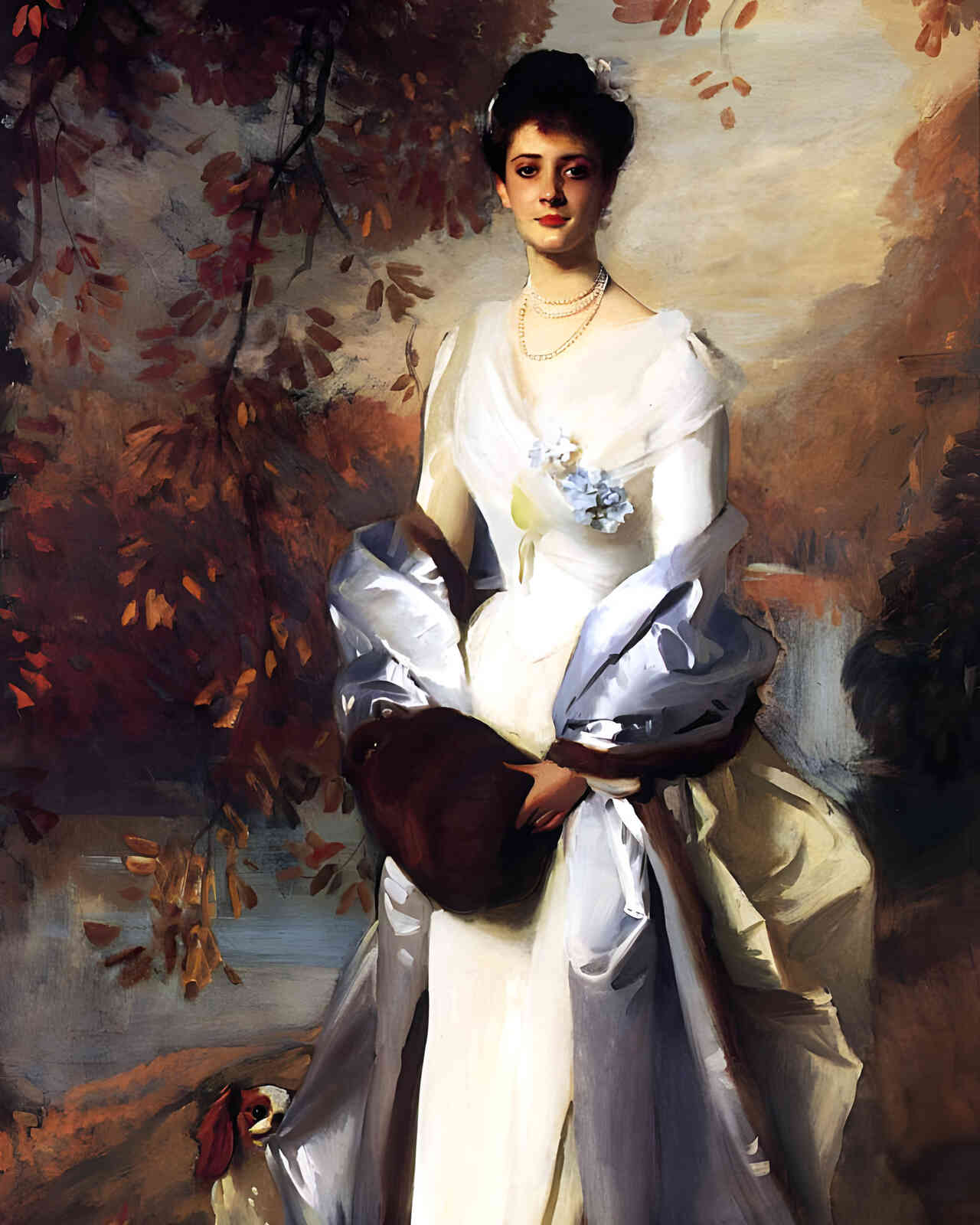Portrait of Pauline Astor 1898 Painting by John Singer Sargent 8x10" Art Print