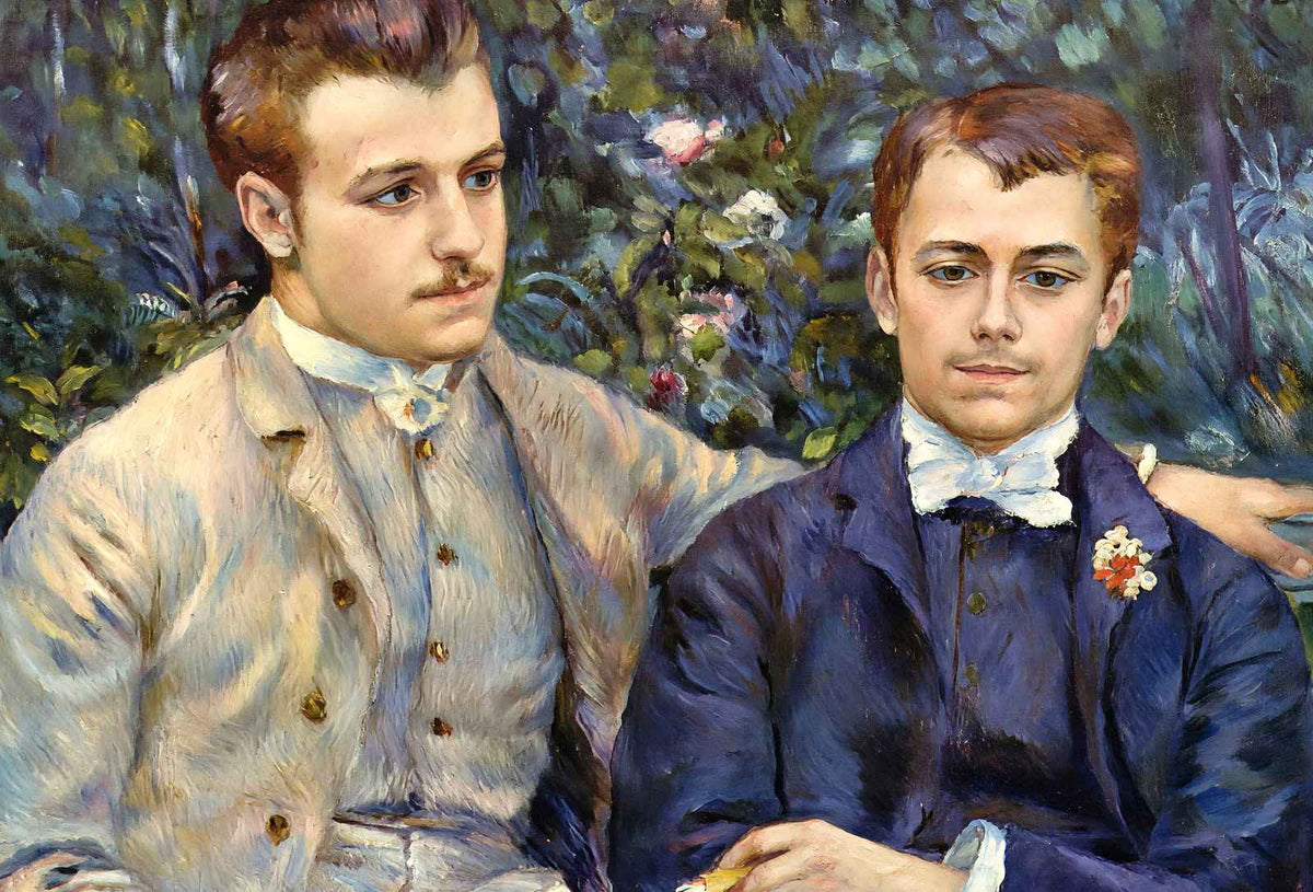 Portrait of Charles and Georges Durand Ruel 1882 Fine Art Print (6 Sizes)