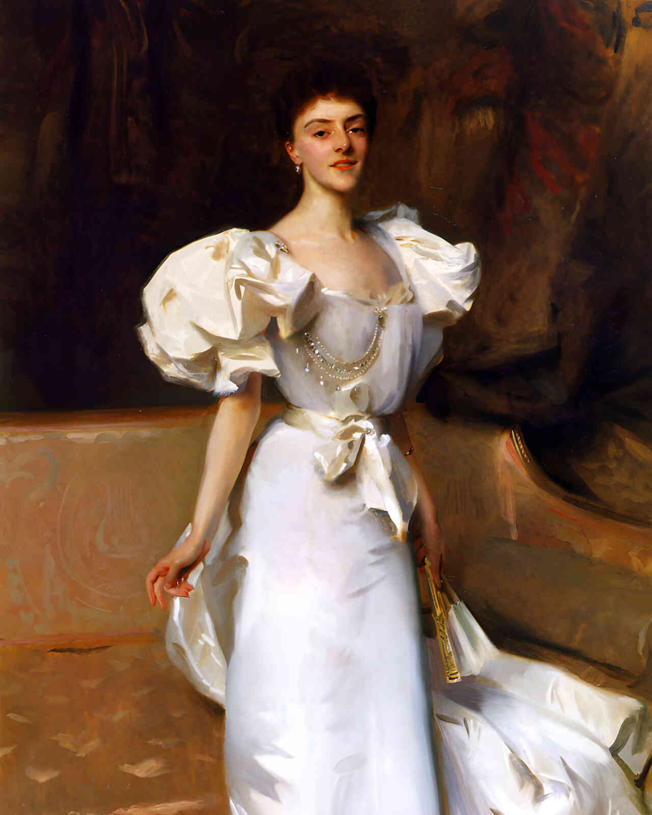 Portrait of the Countess of Clary Aldringen 1896 Painting by John Singer Sargent 8x10" Art Print