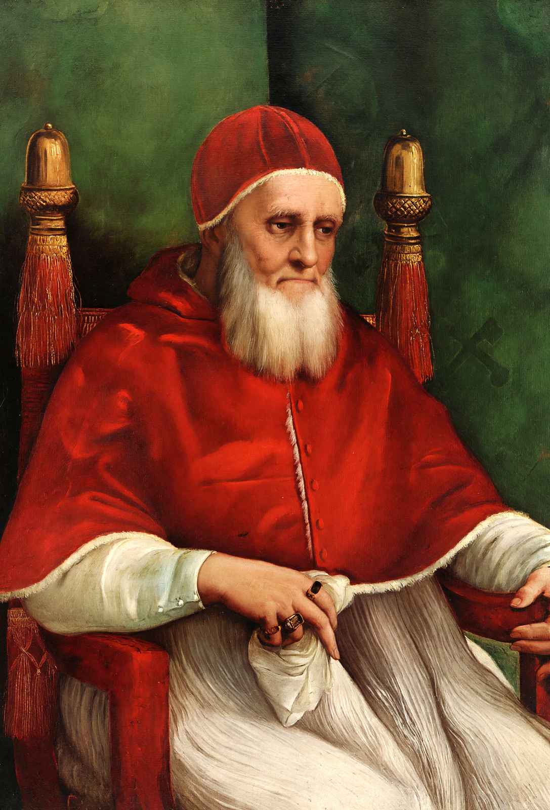 Portrait of Pope Julius Ii Art Print 1512 Painting by Raphael (6 Sizes)