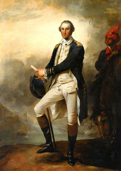 Portrait of George Washington and William 'Billy' 1780 Trumbull Print (6 Sizes)
