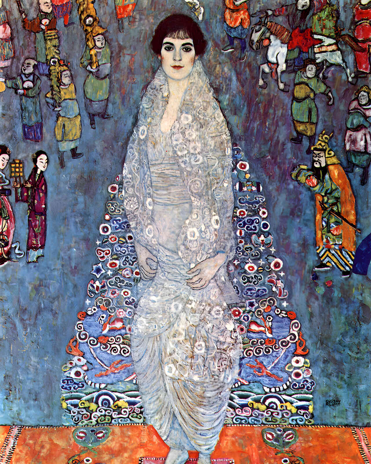 Portrait of Baroness Elisabeth Bachofen-Echt 1916 Painting by Gustav Klimt 8x10" Art Print