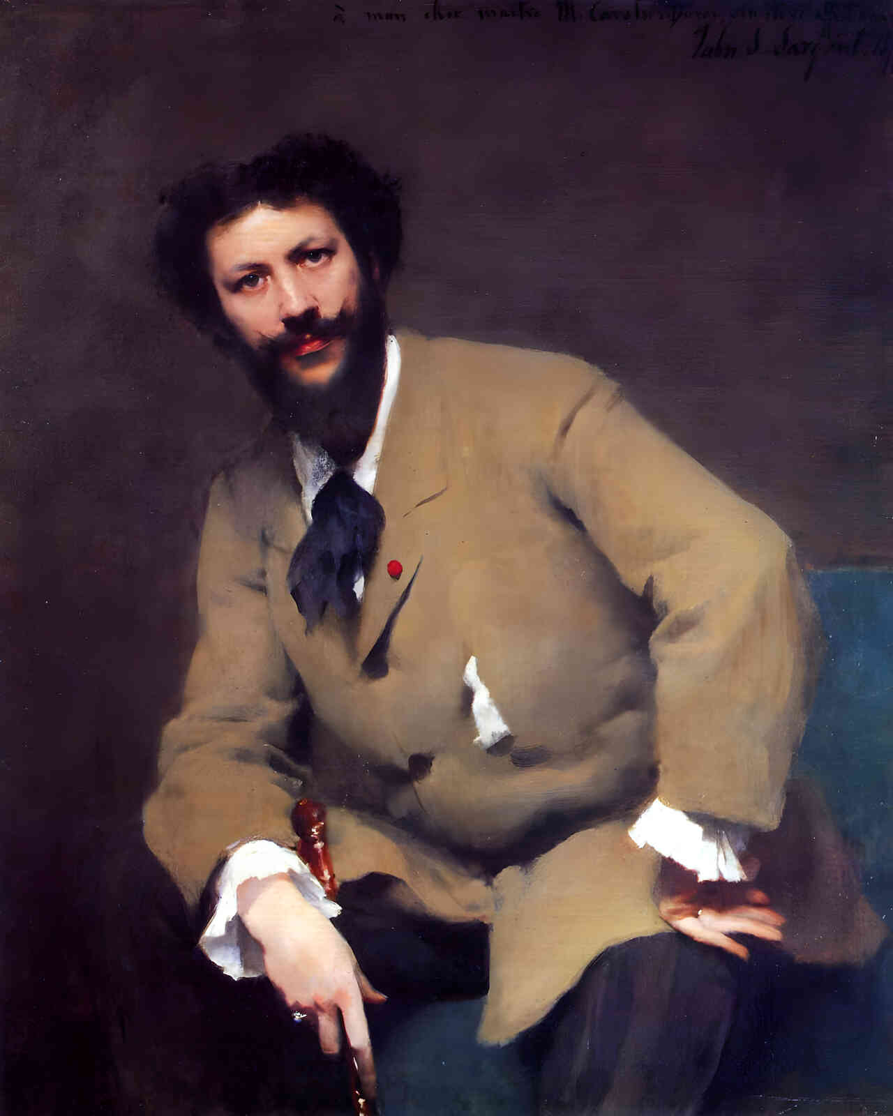 Portrait of Carolus-Duran 1879 Painting by John Singer Sargent 8x10" Art Print