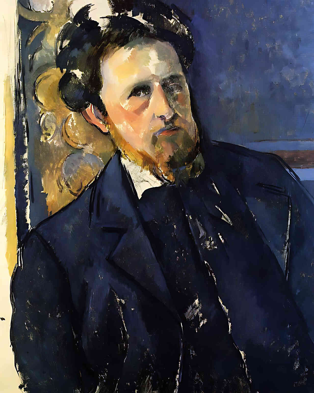 Portrait of Joachim Painting by Paul Cezanne 8x10" Art Print - Acid Free