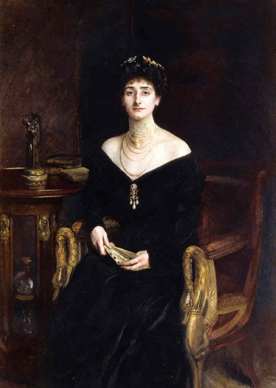 Portrait of Mrs. Ernest G. Raphael, Nee Florence 1905 Sargent Print (6 Sizes)
