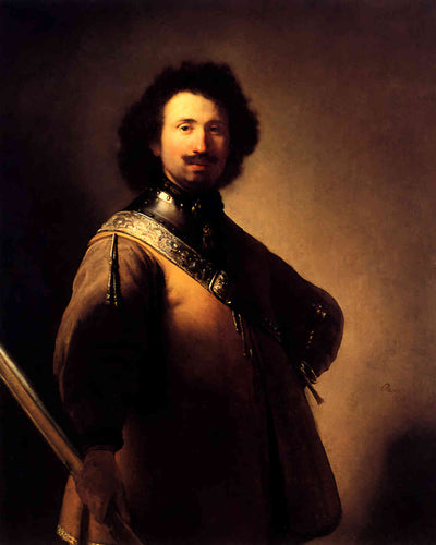 Portrait of Joris De Caullery Painting by Rembrandt 8x10" Art Print - Acid Free