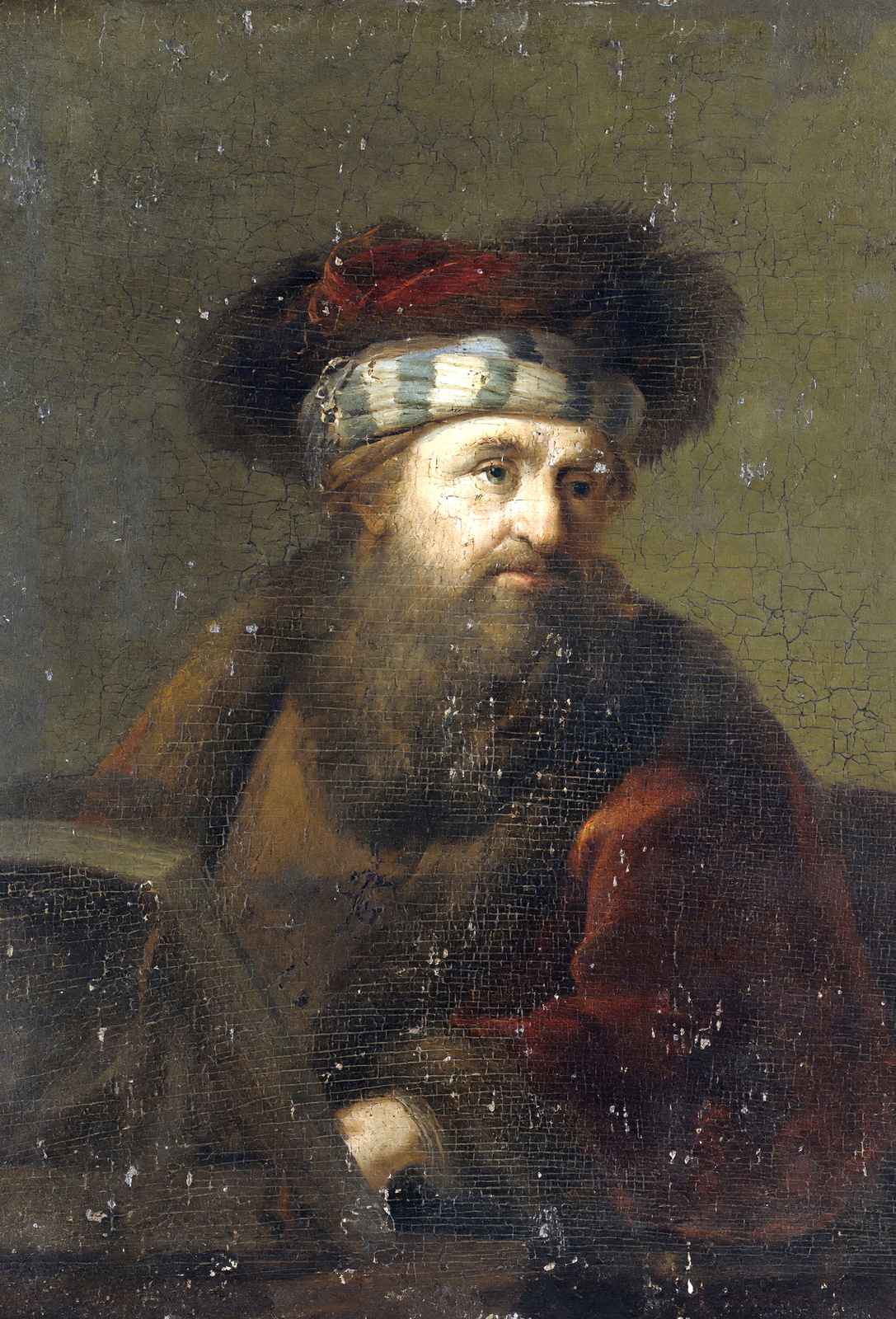 Portrait of a Rabbi Art Print 1657 Painting by Rembrandt (6 Sizes)