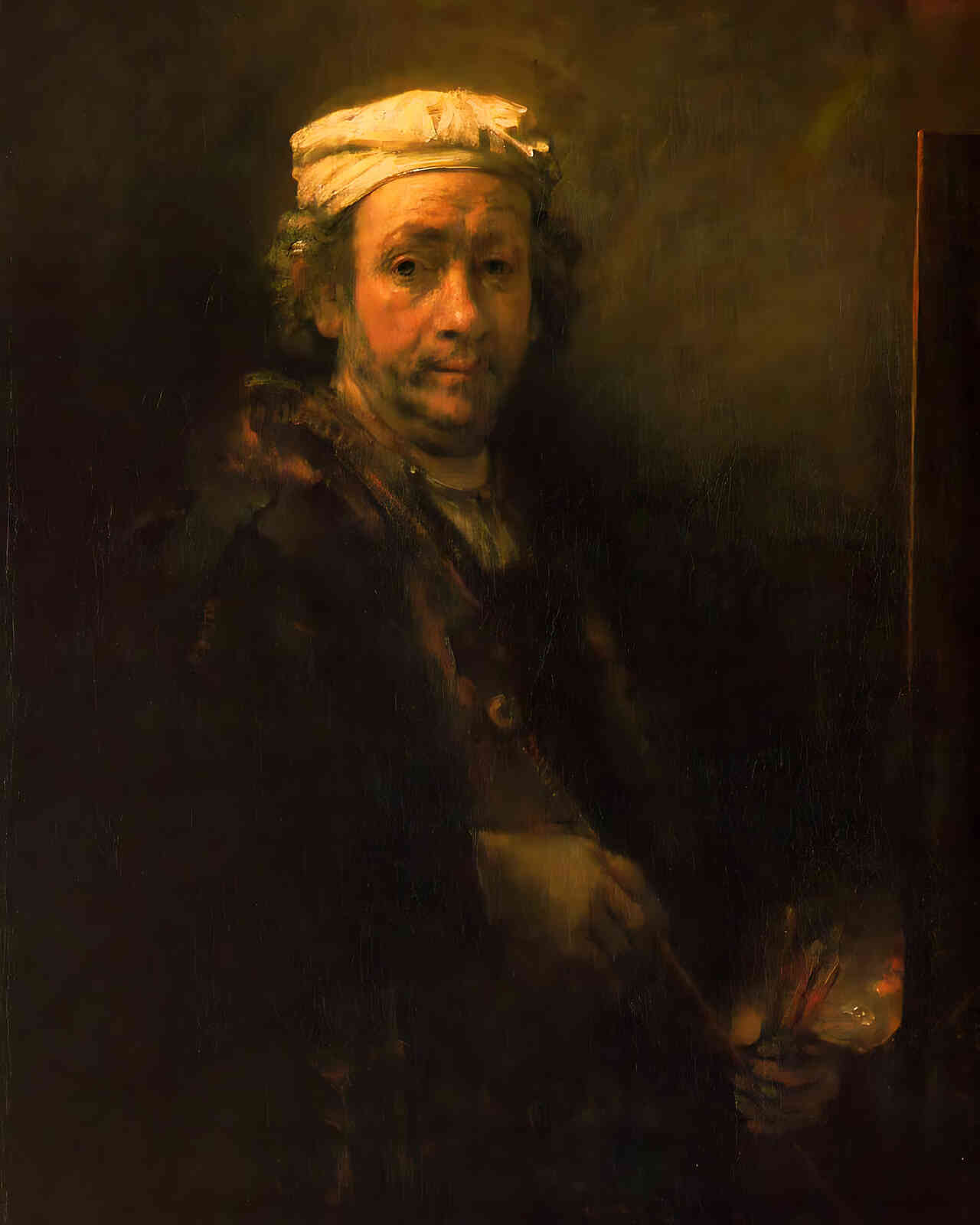 Portrait of the Artist at His Easel