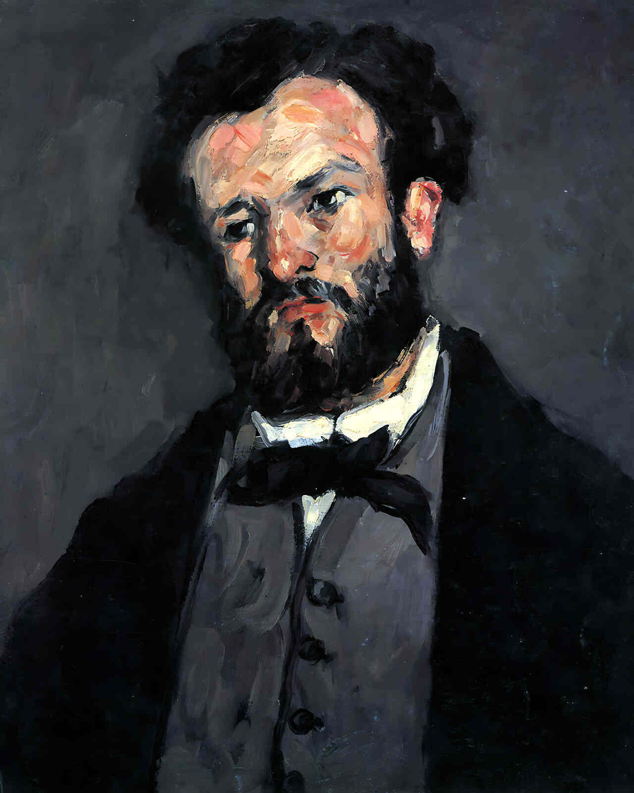 Portrait of Anthony Valabregue Painting by Paul Cezanne 8x10" Art Print