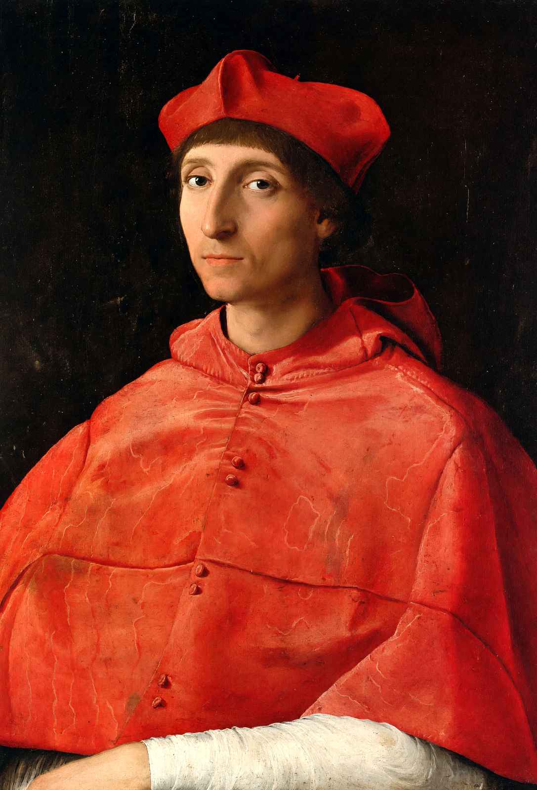 Portrait of a Cardinal Fine Art Print 1510 Painting by Raphael (6 Sizes)